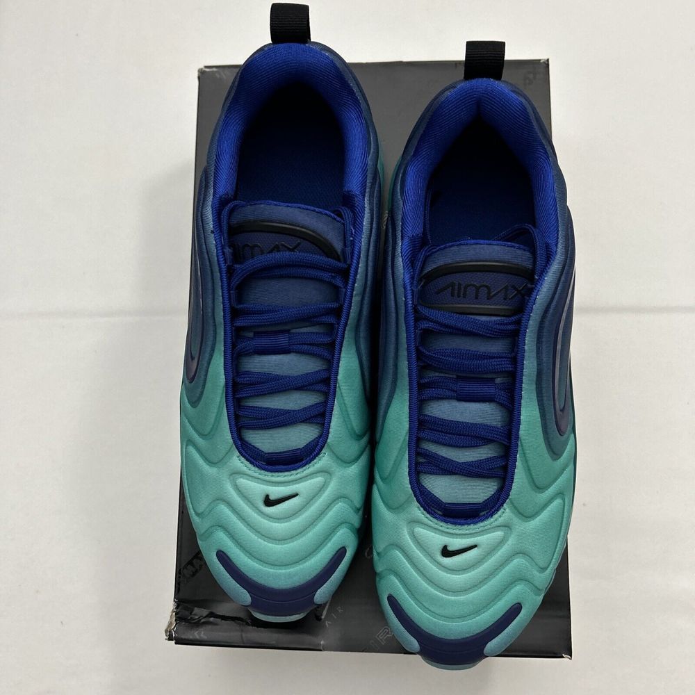 Nike Air Max 720 Youth 6.5 Sea Forest Deep Royal Blue 2951